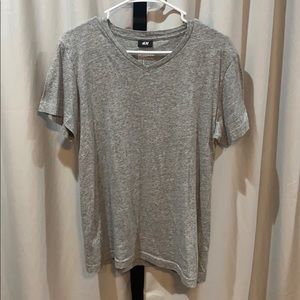 Grey V neck